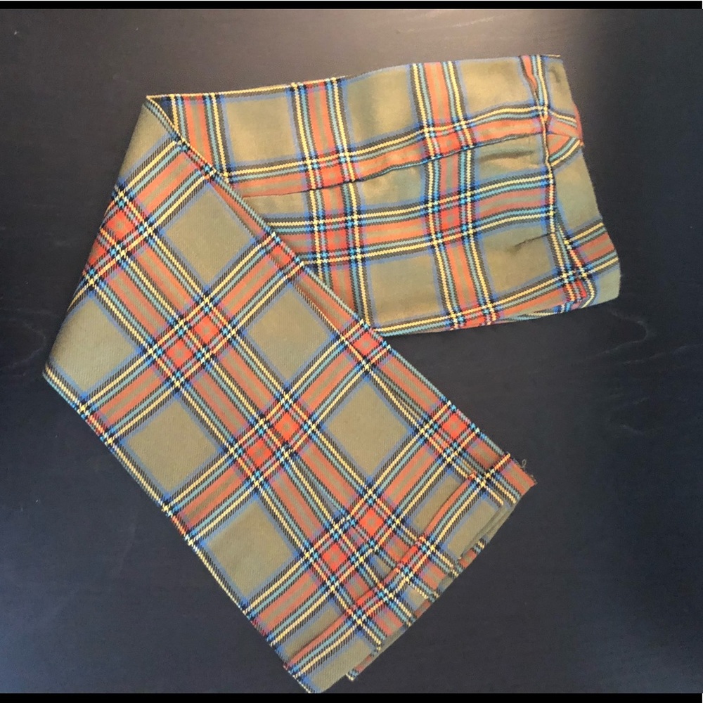 Conspicuous plaid pants